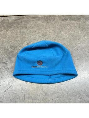 vintage patagonia tierra blue fleece hat